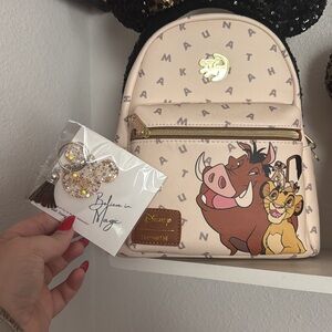 Disney Lion King Kids Backpack - Beige and Brown